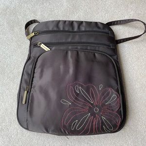 Brown Floral Bag